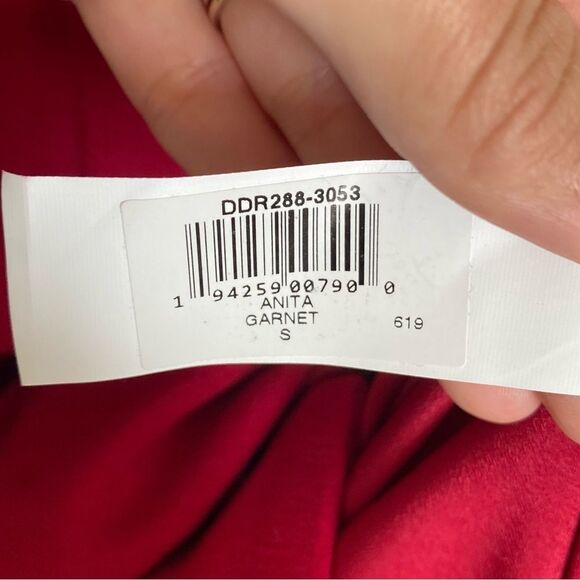 Dress The Population Anita Dress Garnet Deep Red  Size Small NWOT - Picture 12 of 14